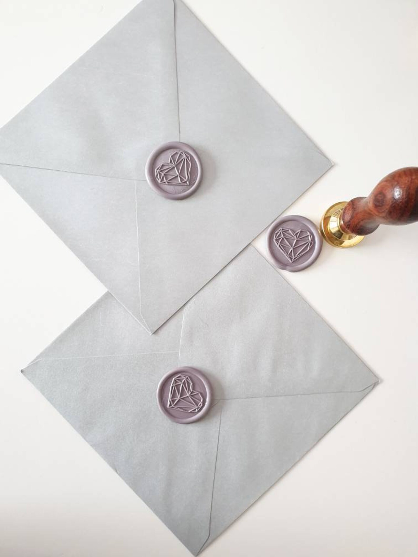 Heart Envelope Wax Seals for Wedding Invitations Wax Seal Etsy