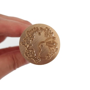 Easter Bunny Wax Seal Stamp, Handmade Wax Stamp- DIY Wax Seals, Wax Stamp, Fast Delivery