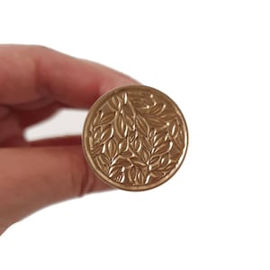 Olive Leaf Wax Seal Stamp, Handmade Wax Stamp- DIY Wax Seals, Wax Stamp, Fast Delivery