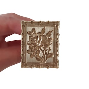 Flower Wax Seal Stamp: Square Envelope Stamper
