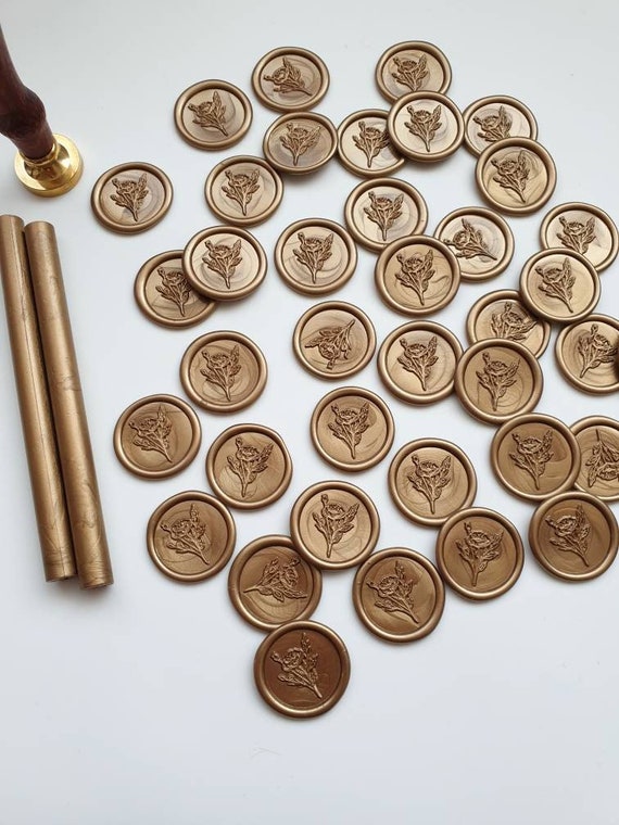 Self Adhesive Wax Seal Stickers Gold Wax Seal Wax Stamp Envelope Wax Seal  Wax Seal Stamp Letter Wax Seals 