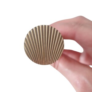 Fan Wax Seal Stamp: 25mm Brass Head for DIY Crafts