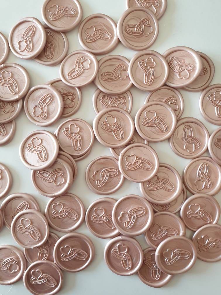 Wedding Wax Seals Blush Pink Wax Seal Envelope Wax Stamp Etsy