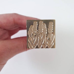 Wheat Wax Seal Stamp, Square Wax Stamp DIY Wax Seals, Wax Stamp, Fast Delivery image 3