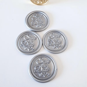 Save the Date Card Wax Seals - Save the Date Stamp - Save the Date Seal