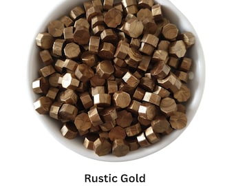 Gold Sealing Wax Beads: Wedding Invitation Supplies