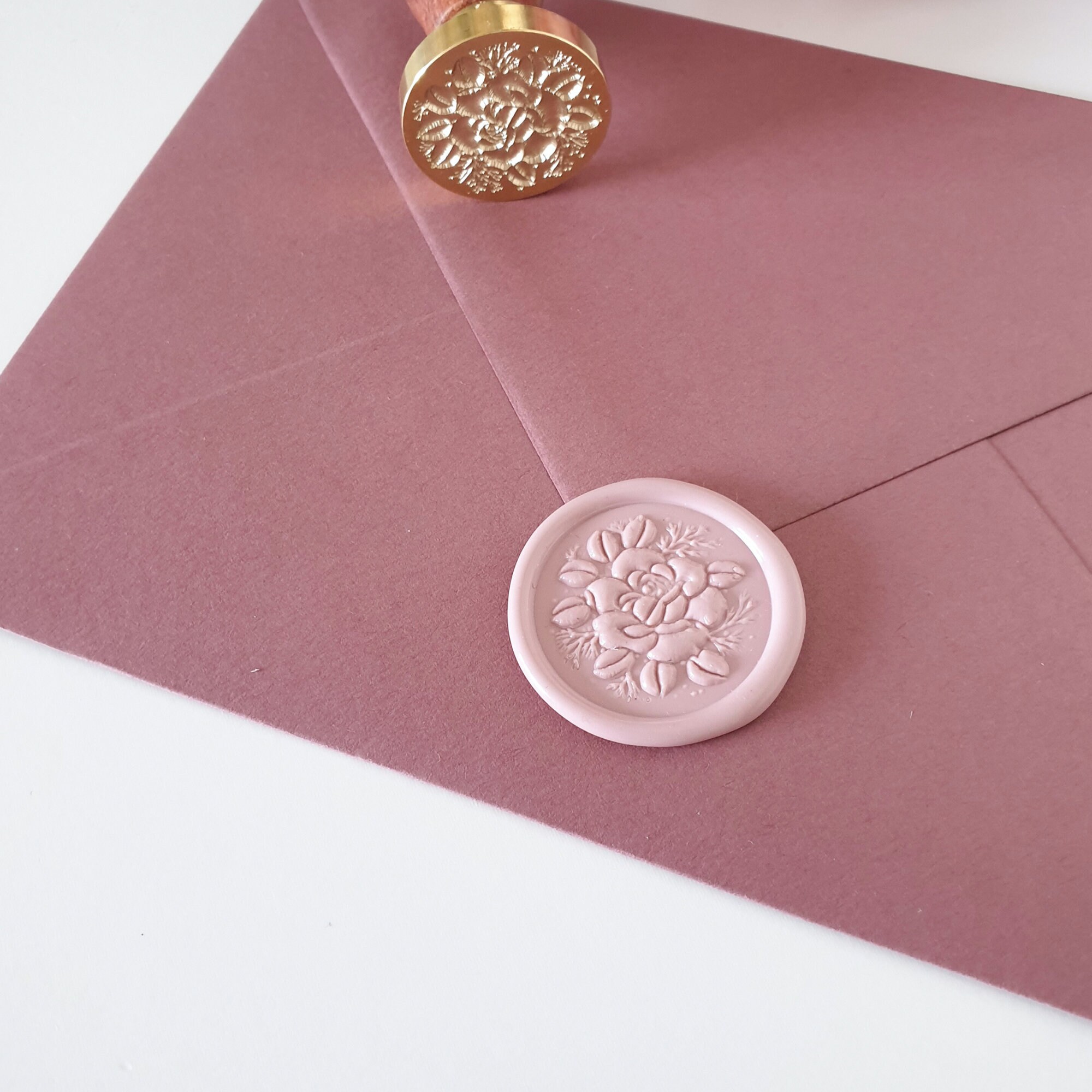 MDLG 90pcs Pink Heart Bottled Glass Sealing Wax Bead For Wax Seal Stamp...