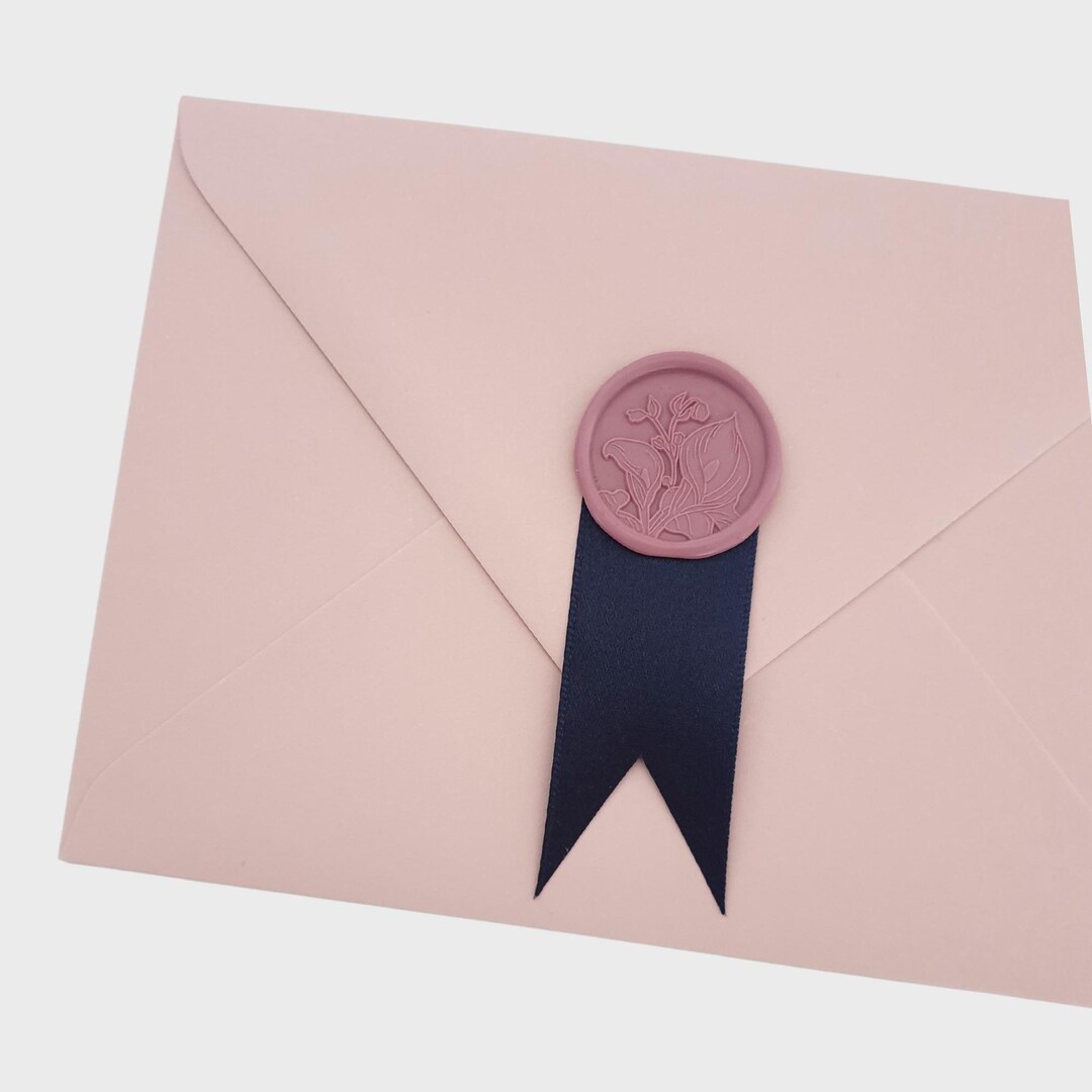 Wax Seal Ribbons for Wedding Stationery - Wax Seal Ribbon for ...