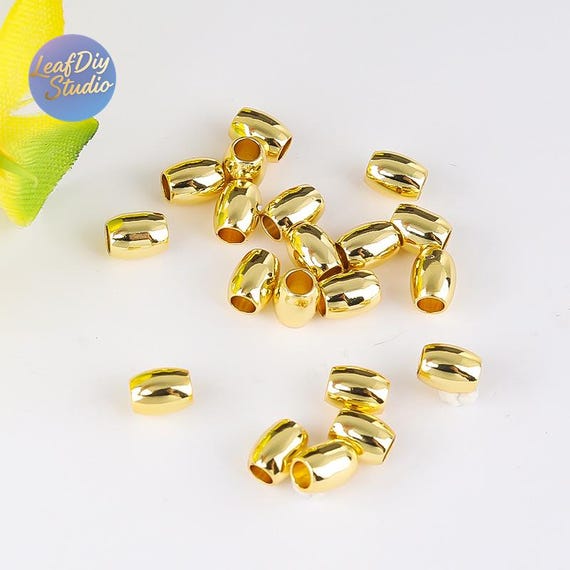 Distanziatori Sfera - Oro 5mm | - Il Negozio Per La Bigiotteria Fai Da Te - Foto 2