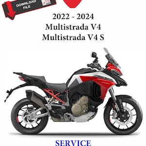2021 - 2024 Ducati Multistrada V4 / S Service Repair Workshop Manual PDF with 1794 Pages