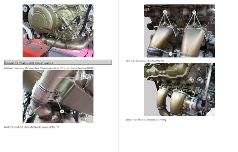 Manual de taller y servicio en PDF para Ducati Multistrada V4/S (2021-2024), con 1794 páginas. imagen 4