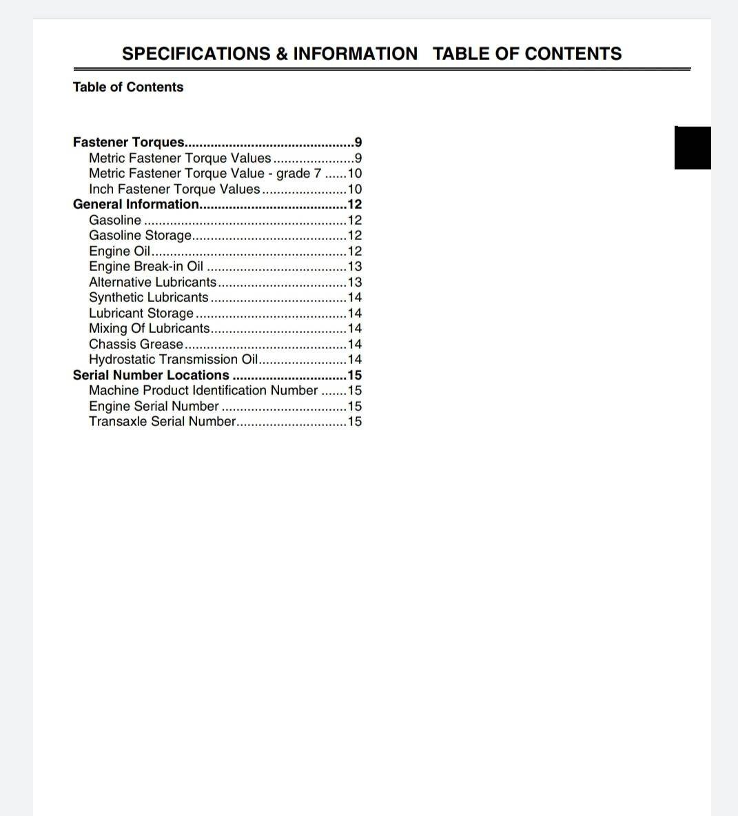 John Deere L100 L110 L120 L130 Lawn Tractors Repair Manual | Etsy