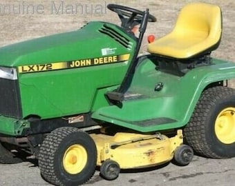 John Deere LX172, LX173, LX176, LX178, LX186, LX188 Lawn Tractors TM1492 Technical Manual PDF