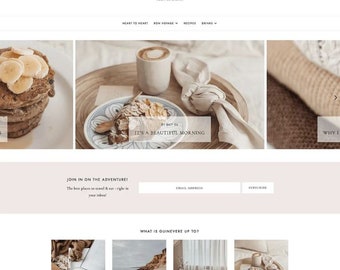 Guinevere WordPress Theme ~ Fully Responsive ~ Minimal & Feminine