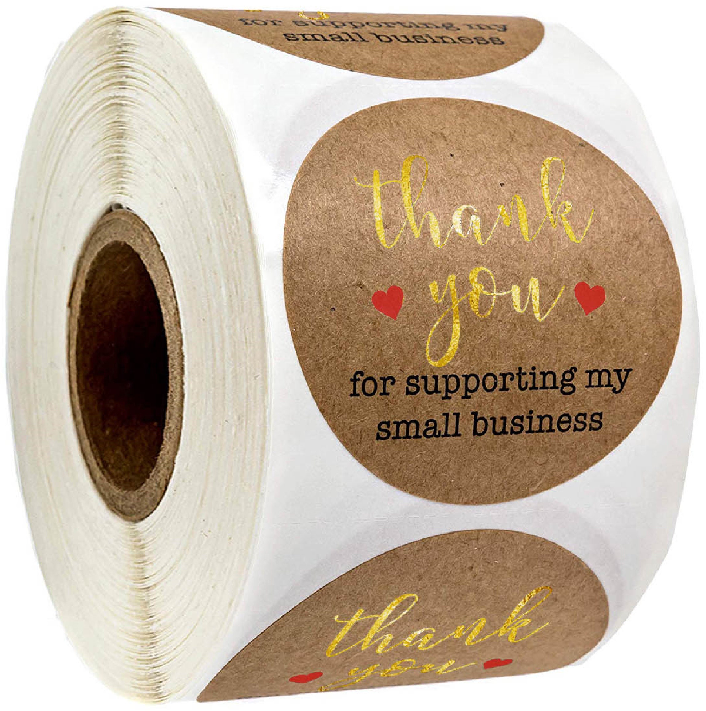 Thank You Stickers Thank You for Supporting My Small Business - Etsy UK