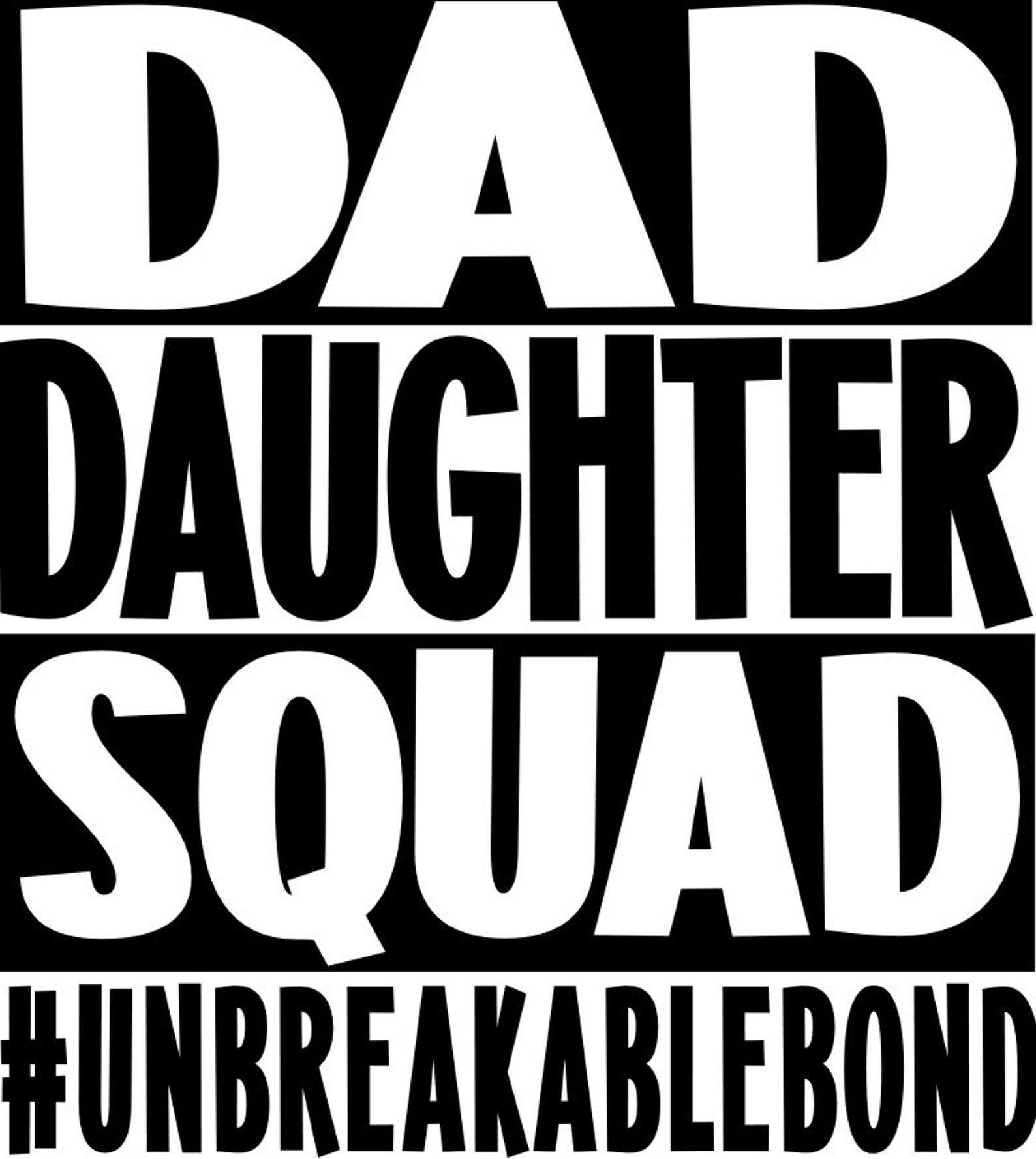 Download Dad and Daughter Squad SVG Cutable File for Cricut | Etsy