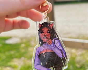 Clawdeen Acrylic Keychain