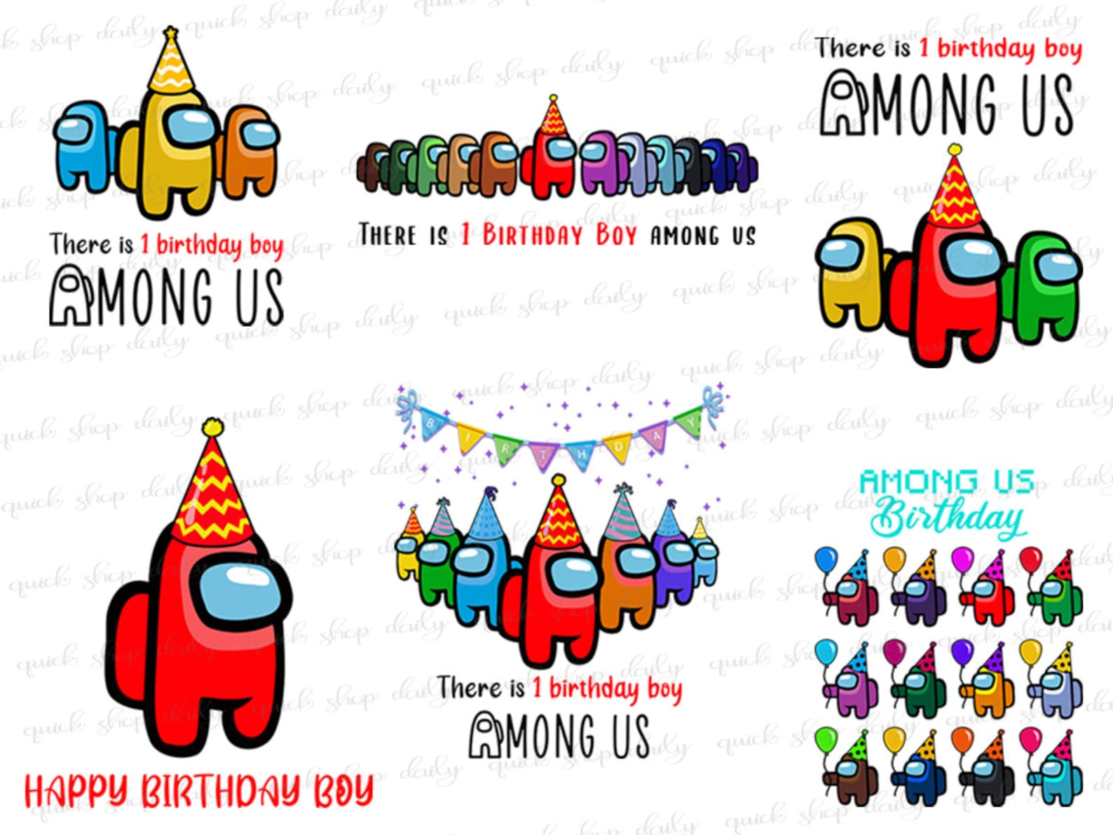 Free Free Birthday Among Us Svg 822 SVG PNG EPS DXF File