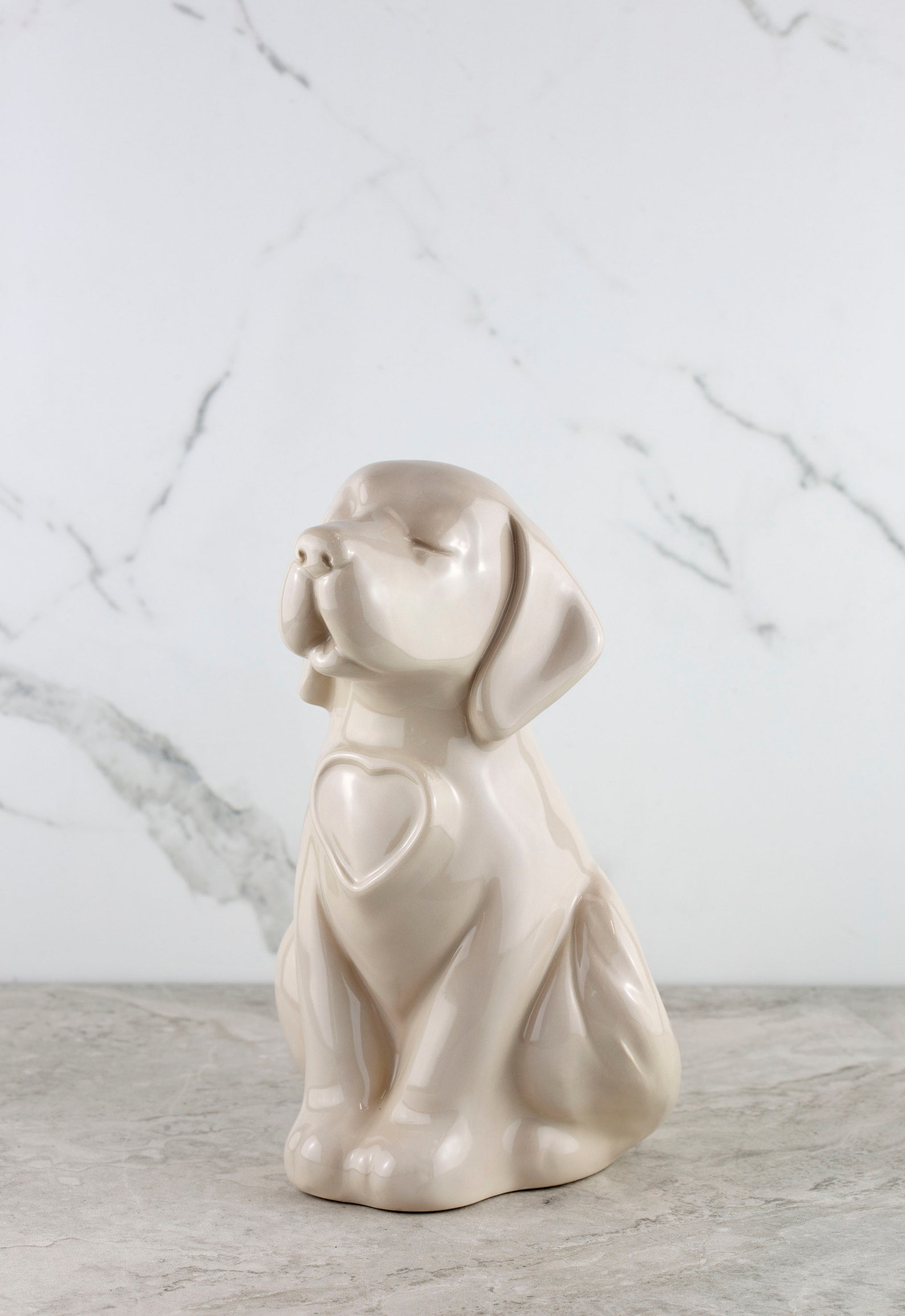Personalized Ivory Dog Urn Small Quality Porcelain Etsy