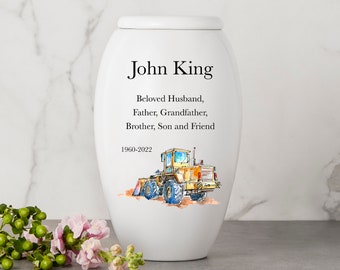 Tractor Themed  Human Urn - Personalized Human Urn