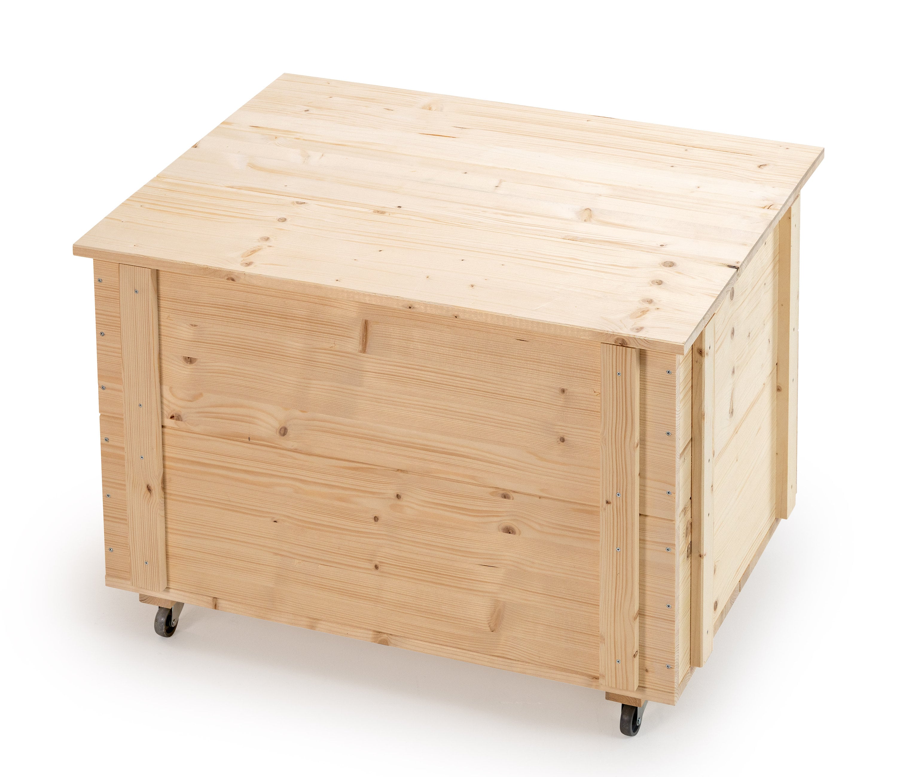Xxl massive holzkiste