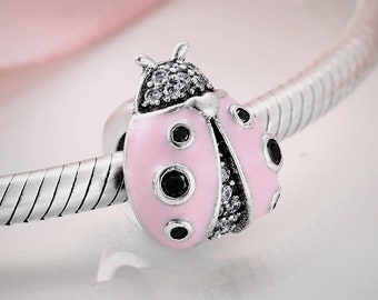 925 Sterling Silber Käfer Perlen, Charms für Pandora Armbänder, Perlen für Pandora Armbänder