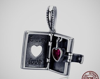 Book charm for pandora bracelet store