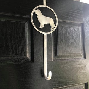 Golden Retriever, Golden Retriever wreath holder, Furbaby Wreath Hook, Door Hanger, Customized wreath Hanger, Door Hanger