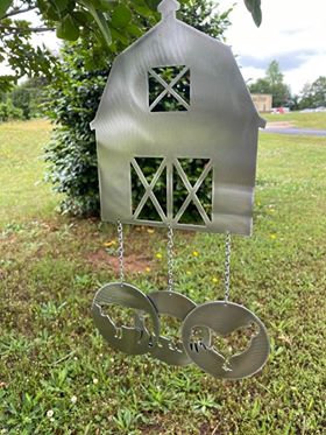 Barn Wind Chime, Farmhouse Decor, Farm Animals Chime, Farm Wind Chime, Farmhouse Home Decor Etsy