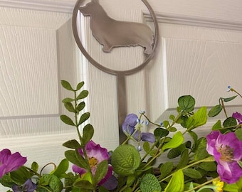 Suporte de metal para guirlanda de cachorro, gancho para guirlanda de pelúcia, cabide de porta, cabide de guirlanda personalizado, cabide de porta