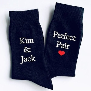 Personalised Perfect Pair Socks, valentines gift, novelty socks, couple socks, gifts for couples, stocking fillers, valentines day gifts