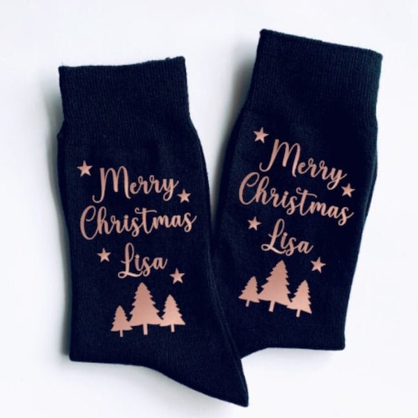 Christmas Socks Gift, Personalised Christmas Gift, Secret Santa Gift, Stocking Filler Socks Gift, Novelty Xmas, Novelty Socks Gift