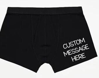 Custom Valentines boxers, valentines gift, gifts for him, boyfriend birthday gift, anniversary boxers, husband birthday gift, husband gift