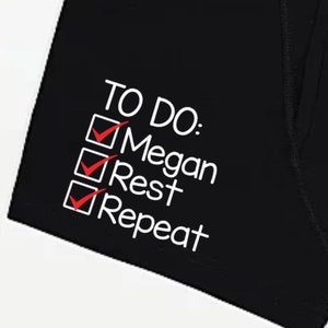 Personalised To Do List Boxers: Funny Husband Gift
