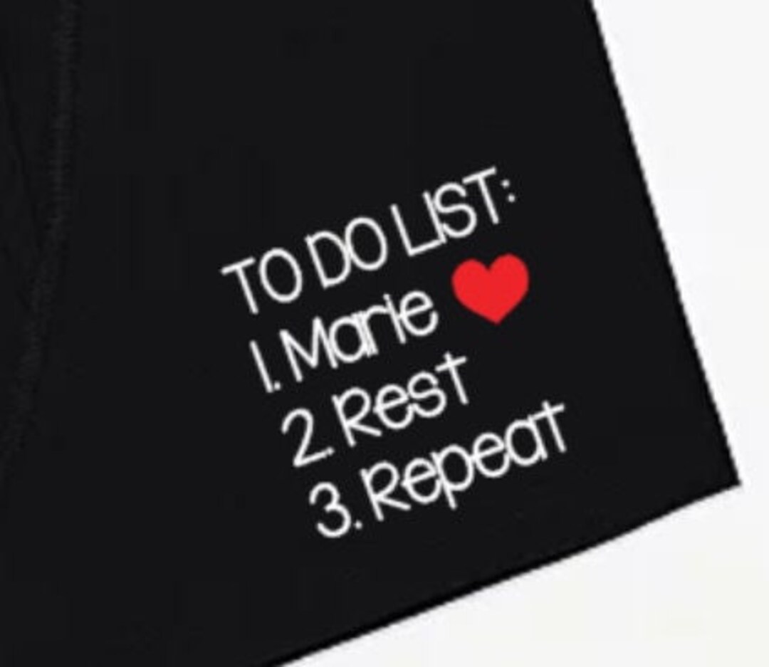 To Do List Boyfriend Tee