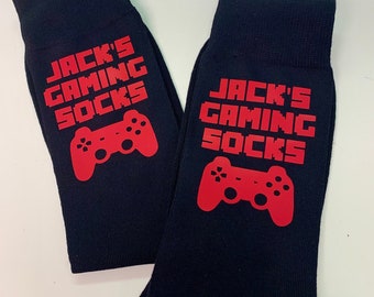 Personalised Gaming Socks: Novelty Gamer Gift