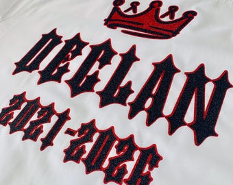 Crown Name School Leavers Shirt