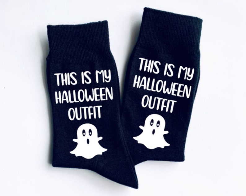 Halloween Socks Personalised Halloween Socks Trick or Treat Etsy UK