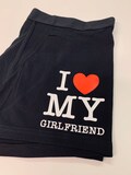 Valentines Gift, I Love My Girlfriend, Cotton Boxers