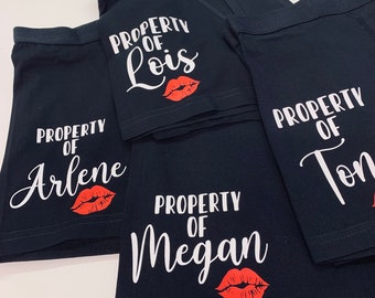 Personalised Boxers, Funny Underwear Gift, Property Of