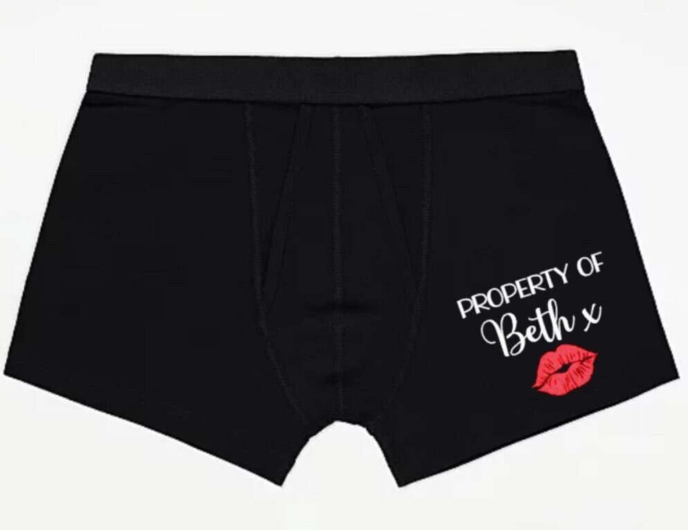 Personalised Boxers for Him This Valentines Day Gift Ideas Any