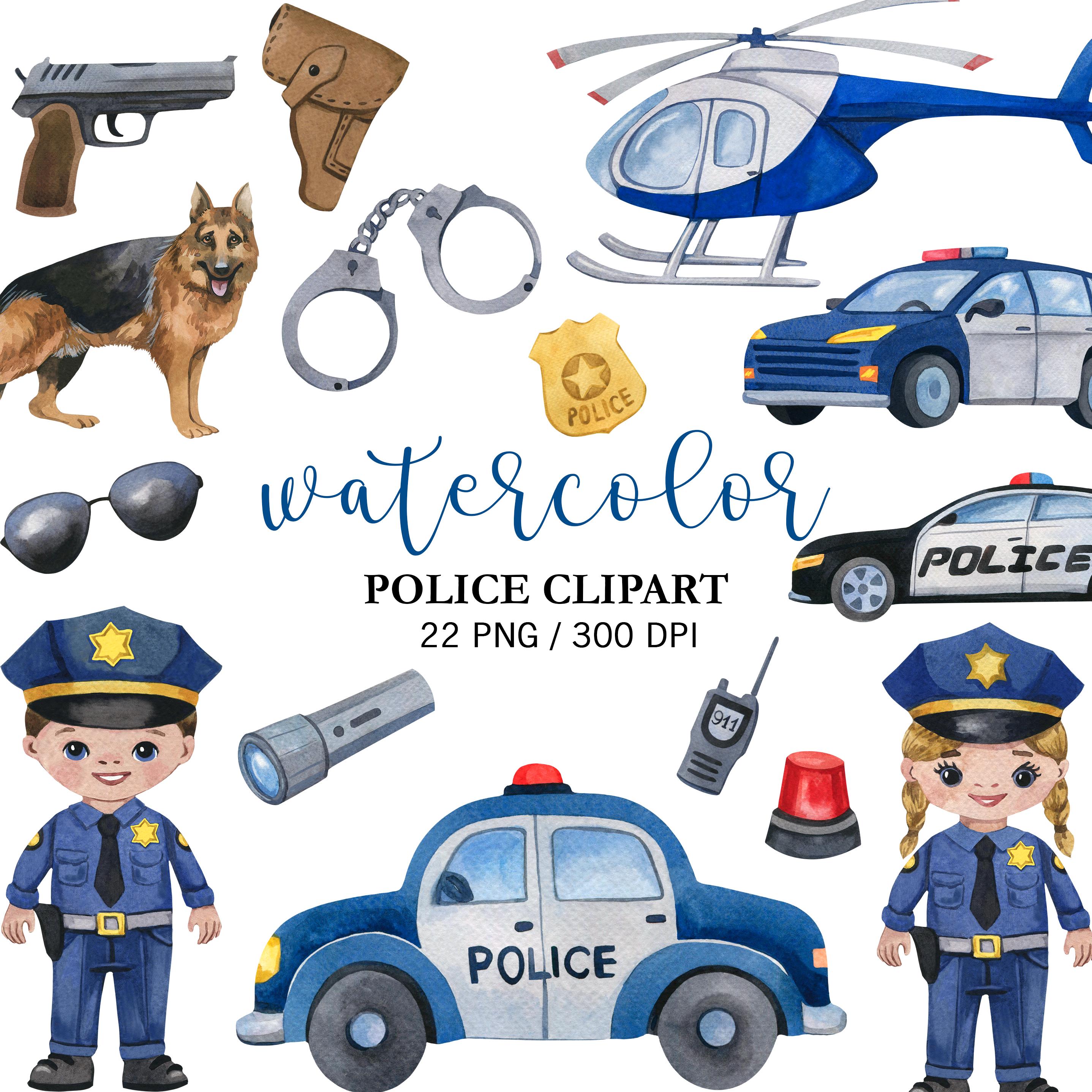 Police clipart - Etsy België, image size:2875x2875