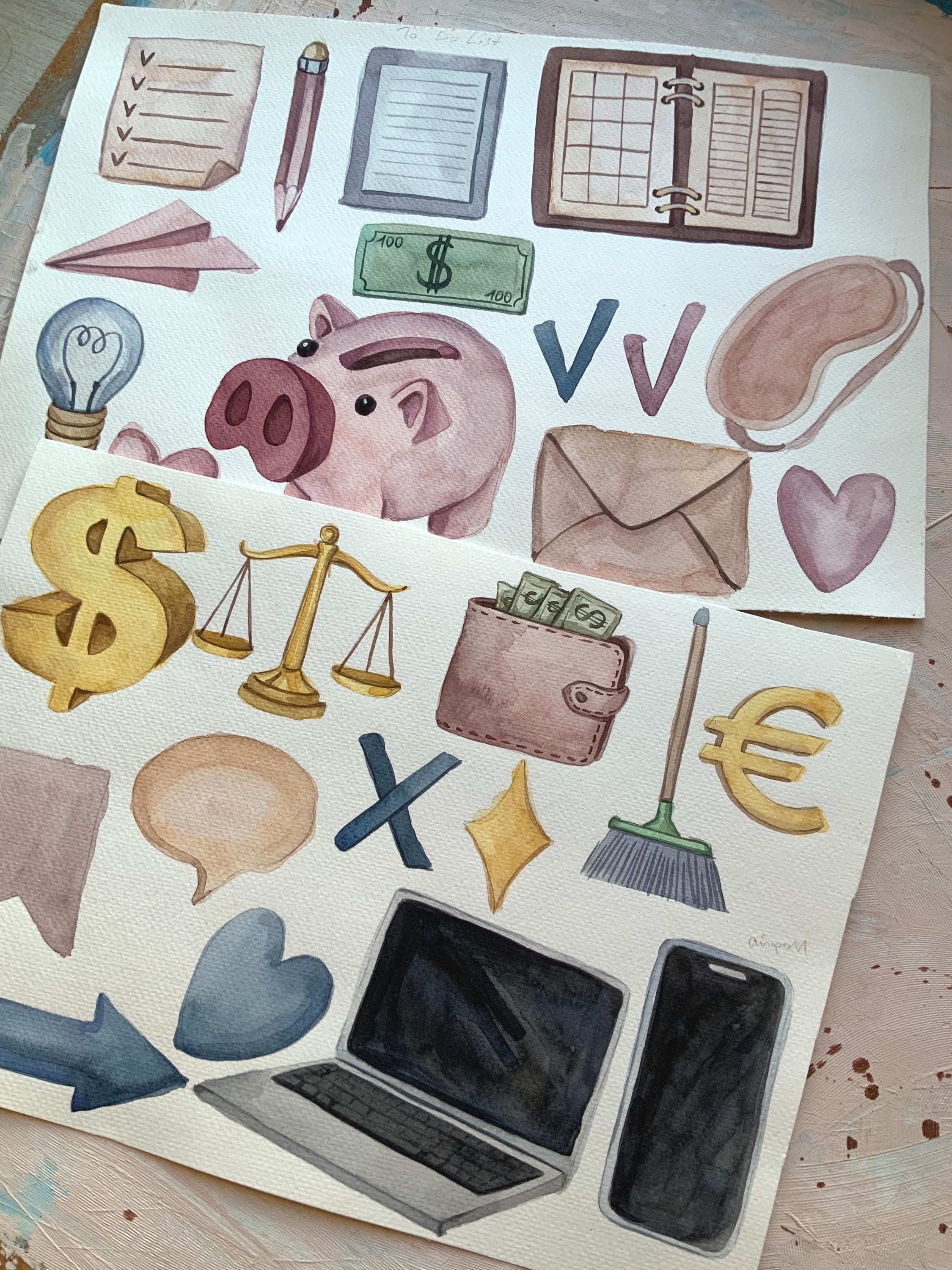 Work Priorities Stickers