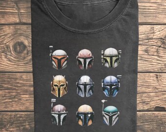 The Mandalorian Comfort Colors Shirt, Star Wars Graphic Tee, Mandalorian Star Wars Movie Tee Shirt, Sci-Fi Shirt, Gift For Fan