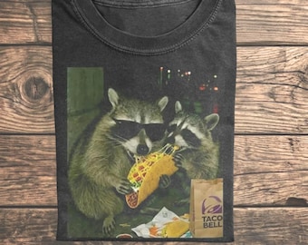 Raccoon Bake Comfort Colors Shirt, Funny Trash Panda T-Shirt, Vintage Raccoon Lover Shirt, Animal Graphic Tee, Animal Lover Gift