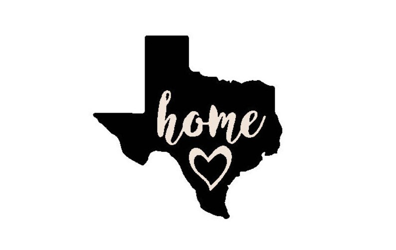 Texas State Home PES Digital Download File Etsy
