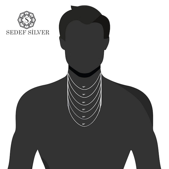 ハンドメイドの酸化スターリングシルバー製ビザンチンチェーン