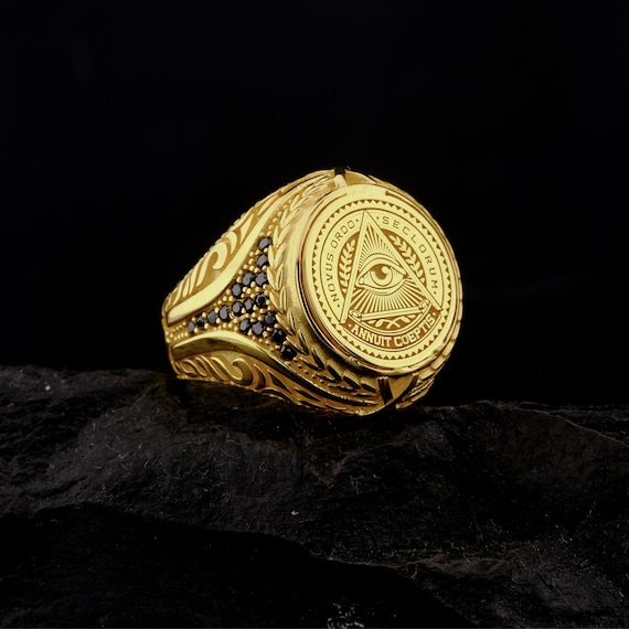 Anillo de oro illuminati hotsell