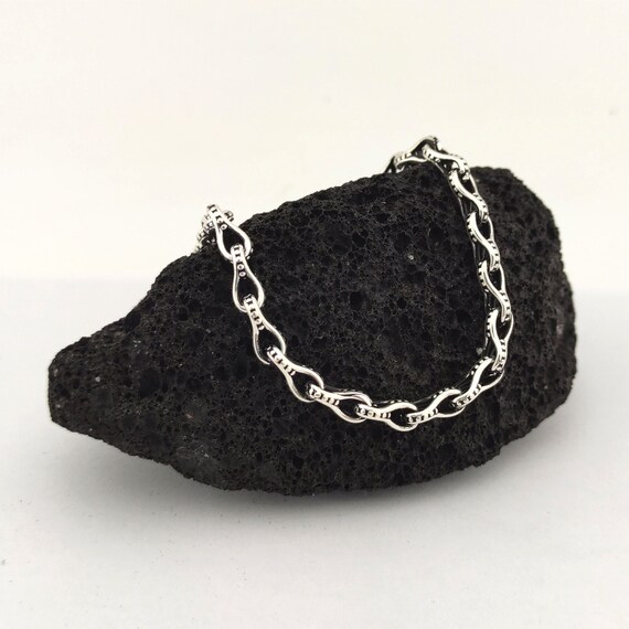 メンズハンドメイド925Kシルバーコンスタンチノープルチェーン