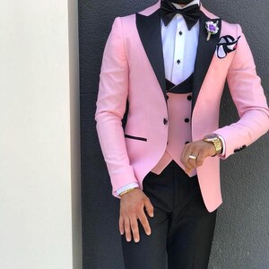 ER CP 3 Pink Embroided Couple Suits